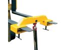 Fork Mounted Adjustable Crane Hook 1000kg Capacity. 698mm Fork Spread