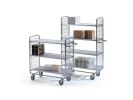 Shelf Trolley - Adjustable. 3 Shelf. L1380 x H1120 x W460mm. 200kg Capacity