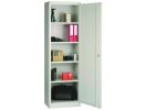 General Use Cupboard - 4 Shelves. H1950 x W590 x D450mm. Grey Door