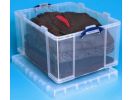 Really Useful Box - Clear. H430 x W620 x D810mm. 145 Litre Capacity